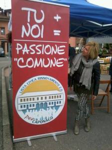 Roll up con nuovo logo e slogan