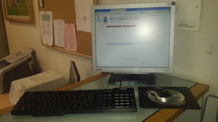 Postazione pc consultabile per i cittadini