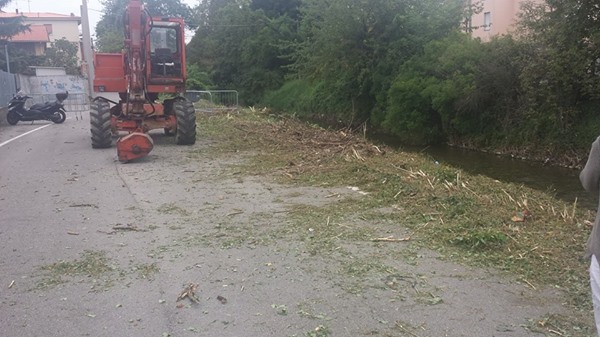 Inizio Lavori Sponde Lungo Molgora