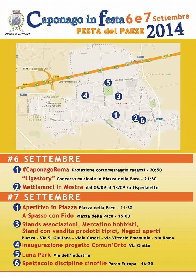 Caponago in Festa - Festa del Paese 2014