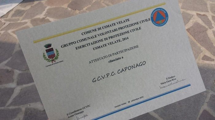 Visita al campo Esercitazione Intercomunale Protezione Civile