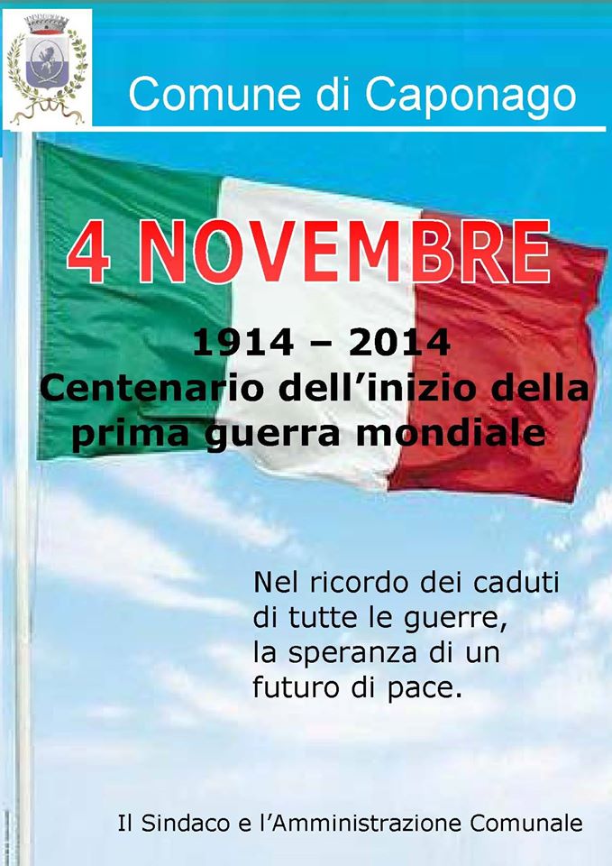 Centenario dell'inizio della Prima Guerra Mondiale