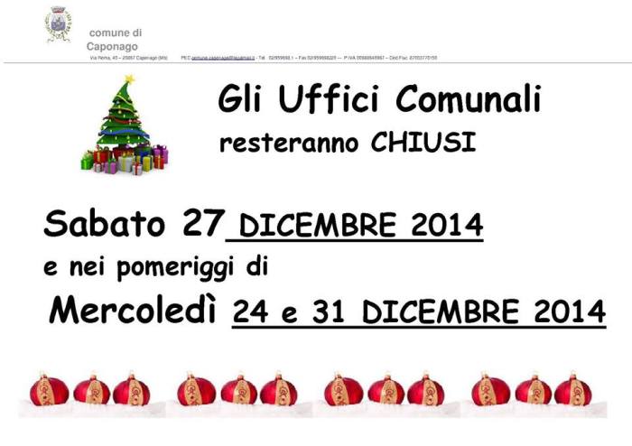 Orari e Chiusure Comune